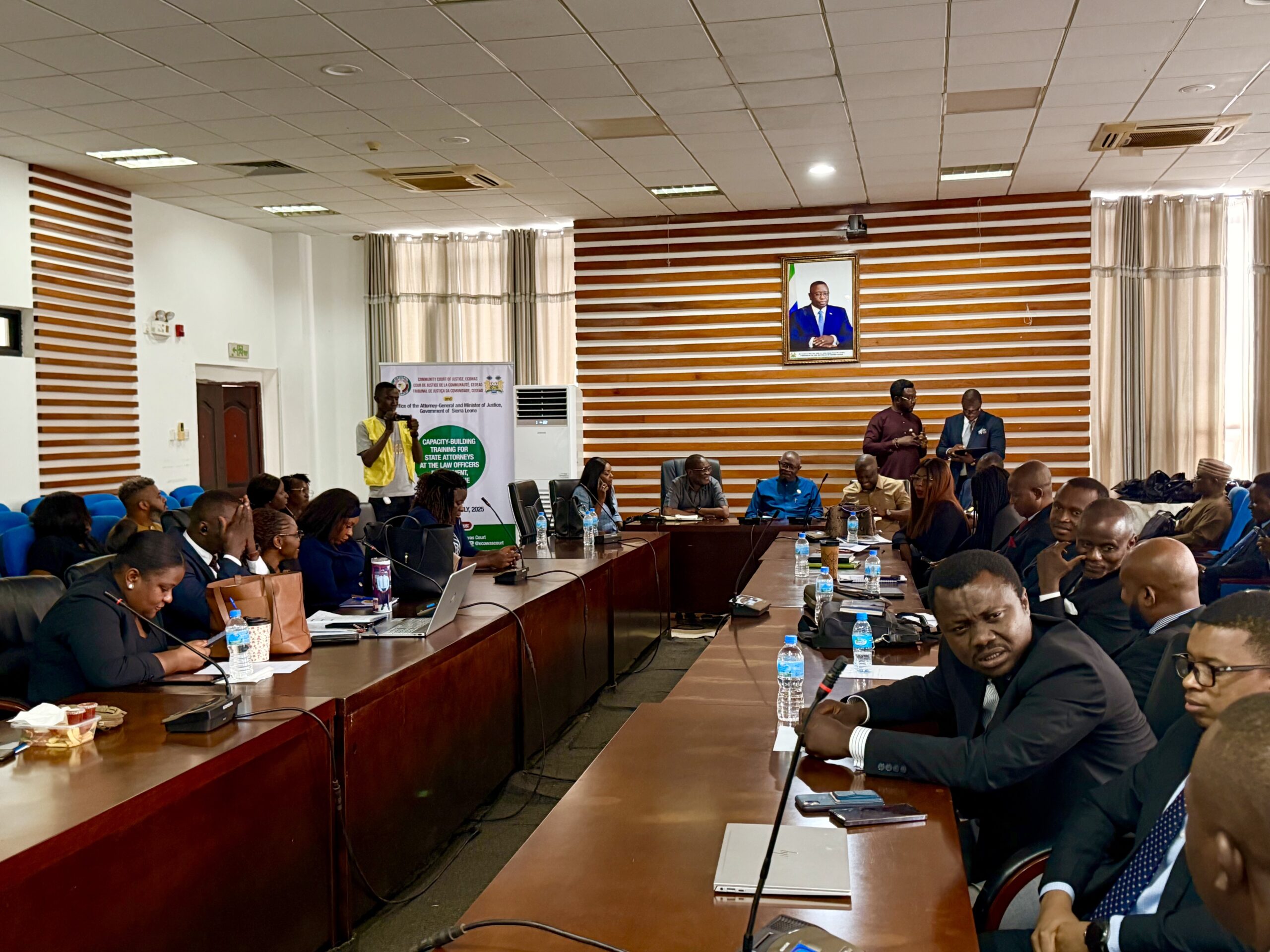 ECOWAS COURT AND SIERRA LEONE GOVERNMENT ORGANISE CAPACITY-BUILDING TRAINING FOR SIERRA LEONE STATE ATTORNEYS